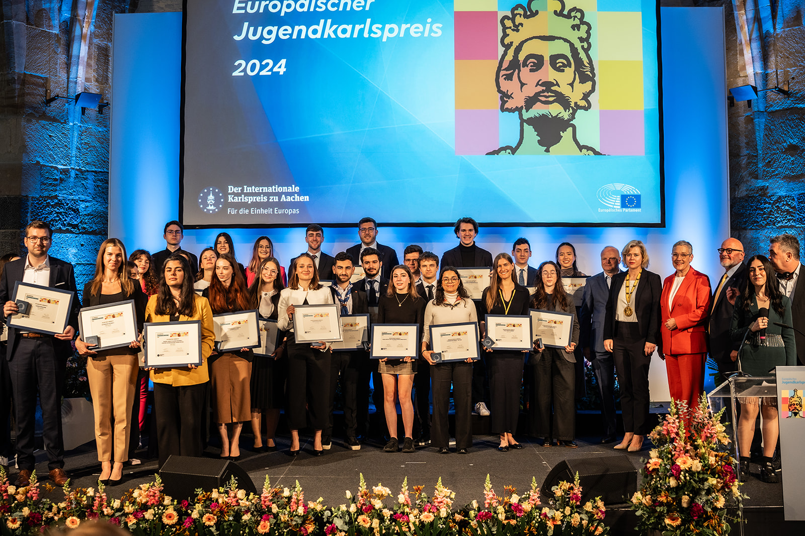 2024 ECYP Winners on stage
